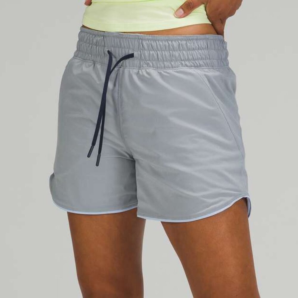 Lululemon Reversible Choose a Side High Rise Short 4” Rhino Grey / Blue  Grey 2